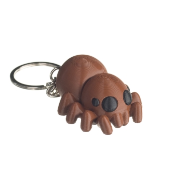 Pająk brązowy - brelok do kluczy